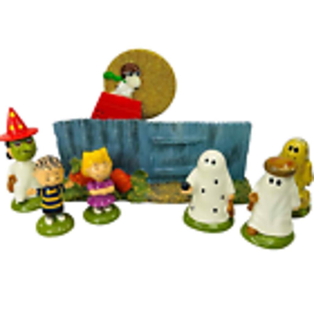 Dept 56 THE GREAT PUMPKIN IS COMING Peanuts Set of‎ 7 in Box 2012 HTF - Picture 2 of 16